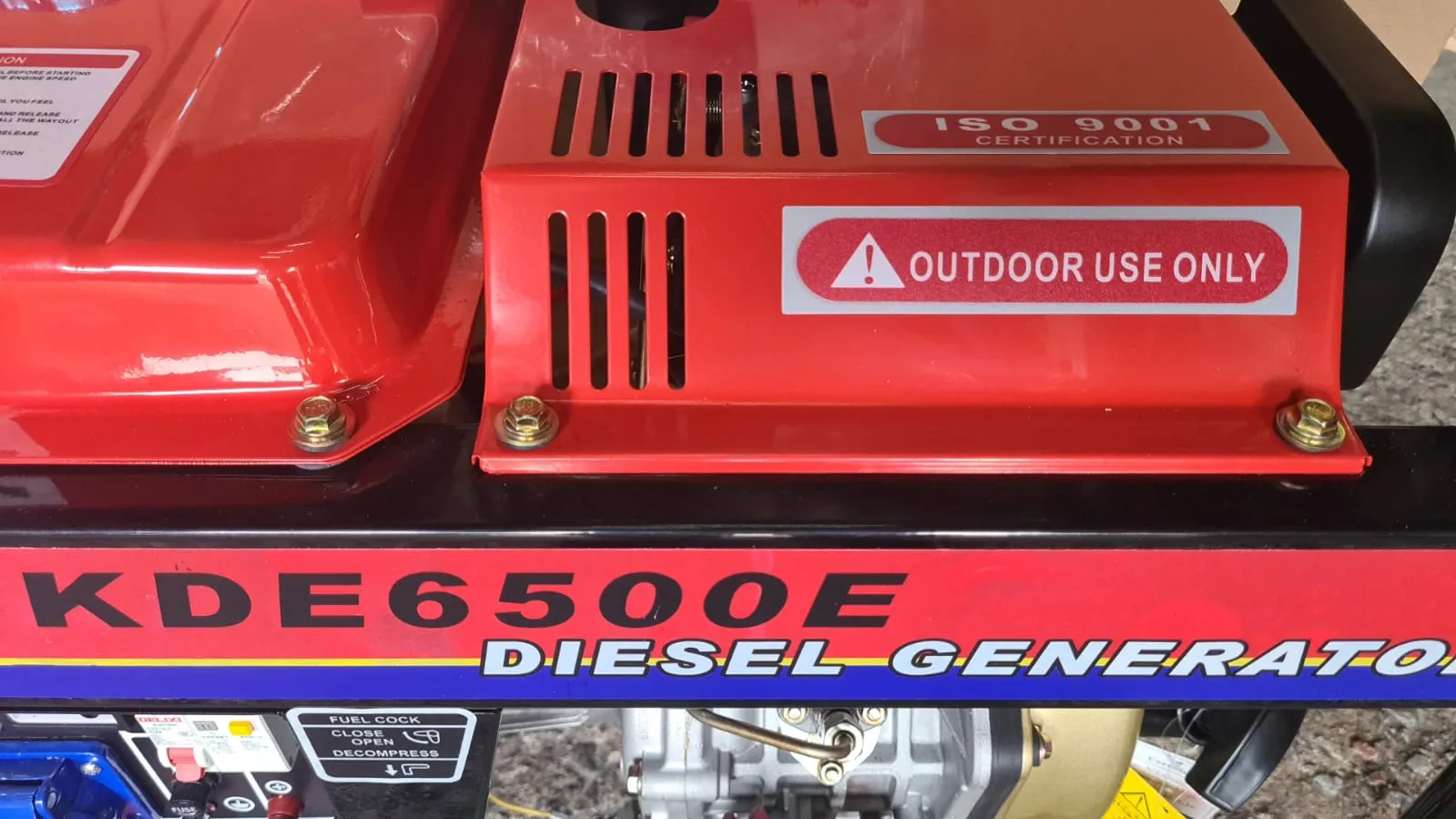 Denko Diesel Generator 5.0 kW with NS40 Battery | Model : KDE6500E-DENKO