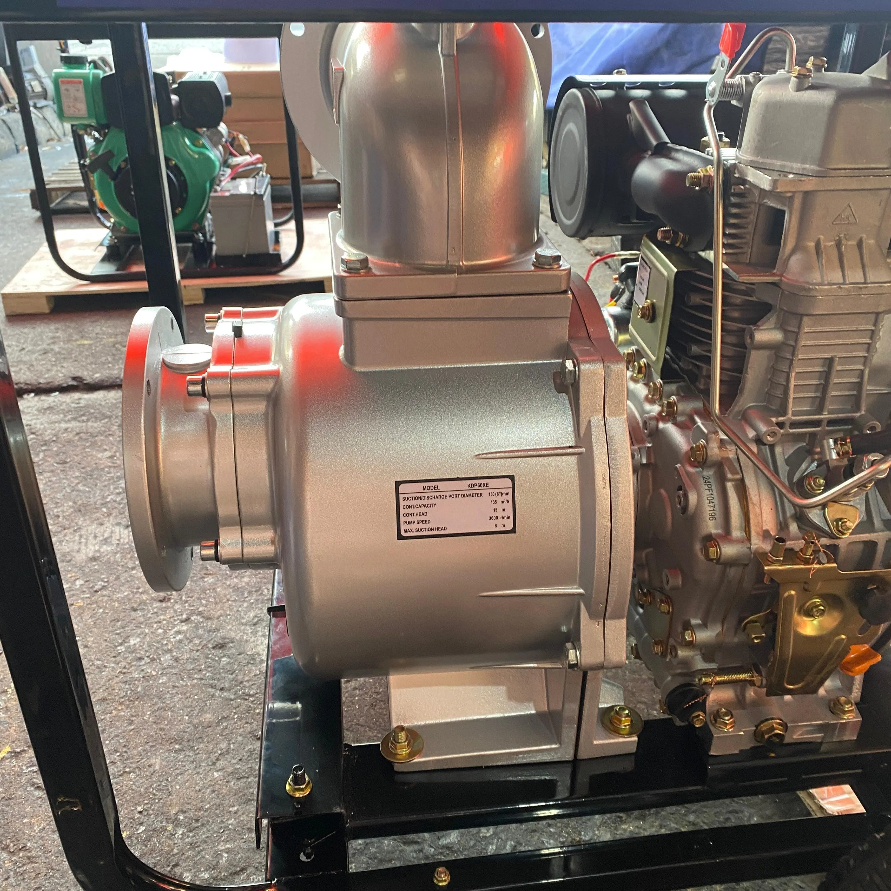 Denko Diesel Water Pump 6 C/W NS40 Battery | Model: KDP60XE