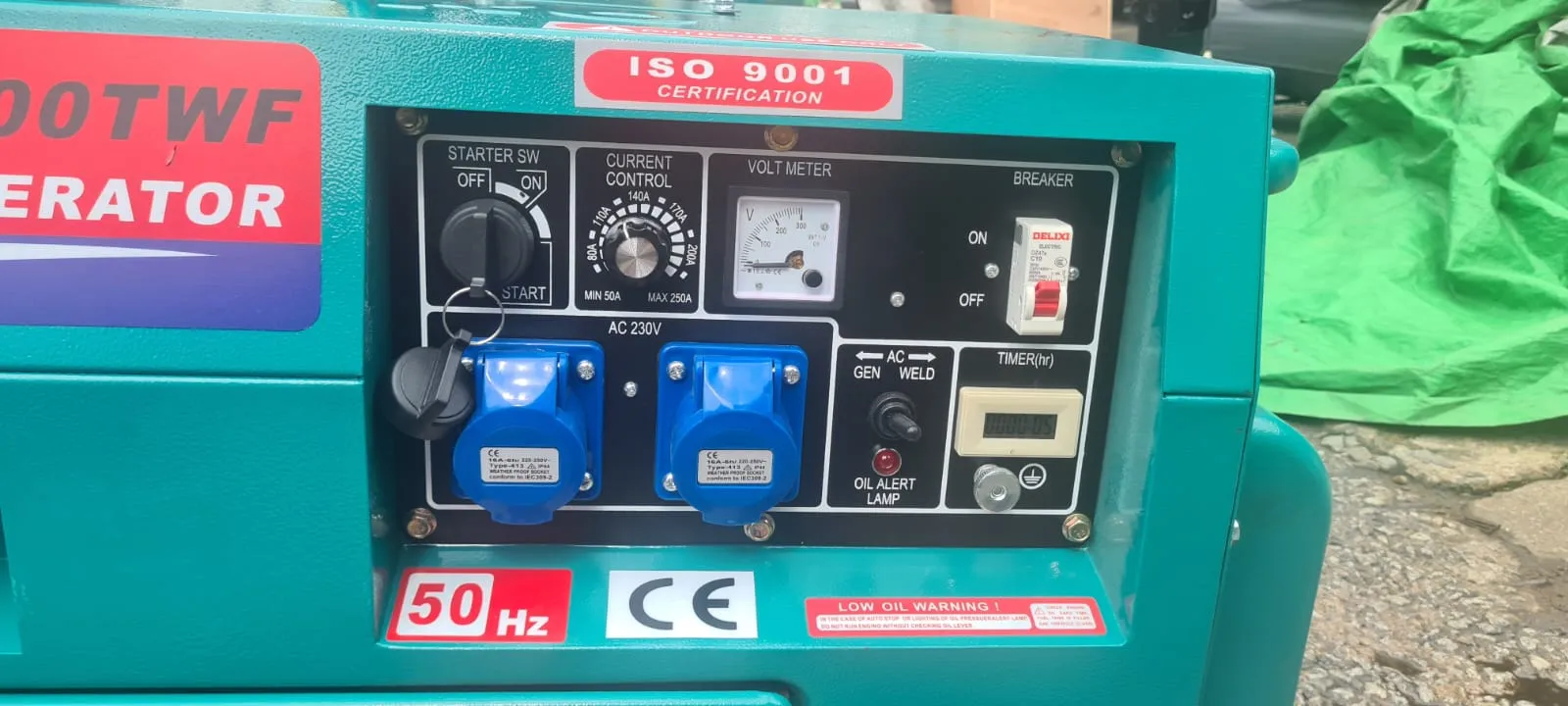 Denko Diesel Welder Cum Generator 2.5Kva 160A Come With Ns40 Battery | Model : KDE6500TW