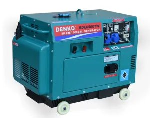 Denko Diesel Welder Cum Generator 2.5Kva 160A Come With Ns40 Battery | Model : KDE6500TW