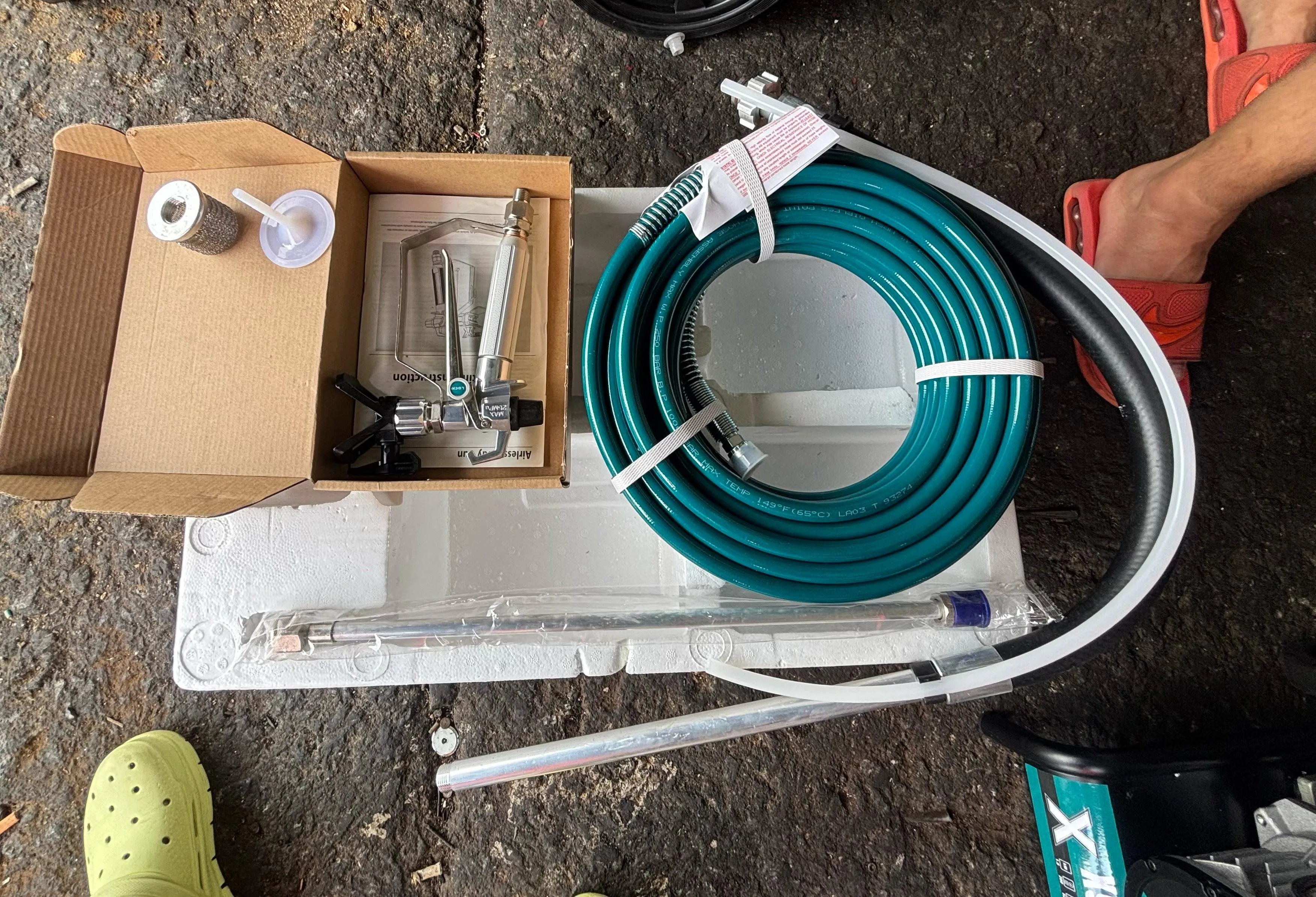 Dino-Power 1600W 220 Bar Electric Diaphragm Airless Paint Sprayer | Model : AS-DP-X960C
