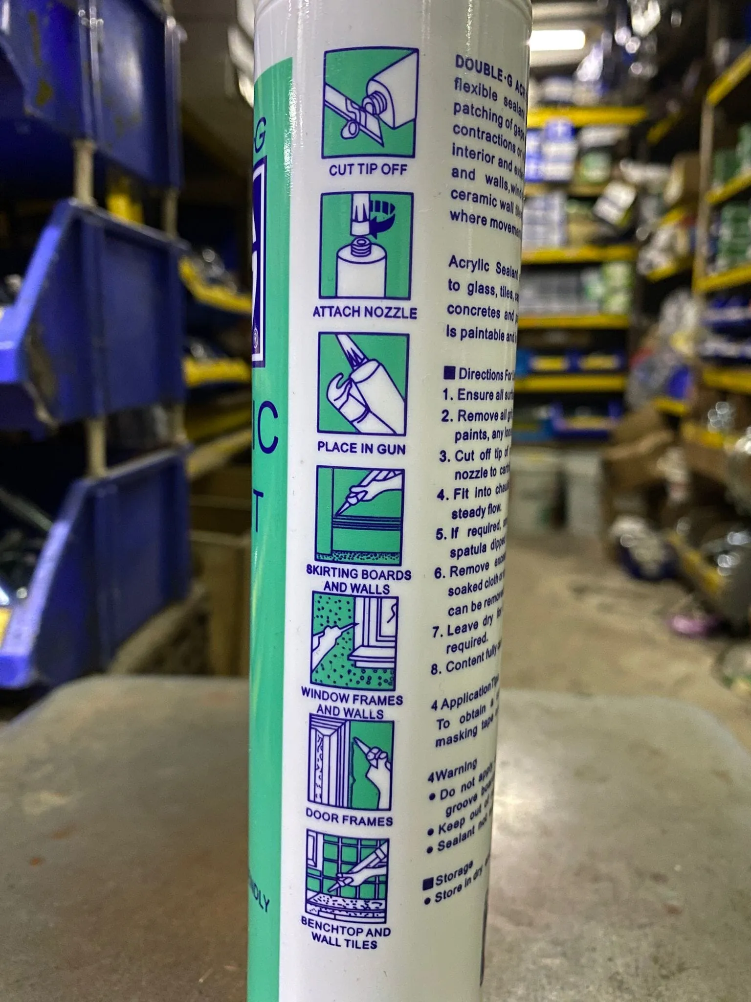 Double-g acrylic sealant | Model : SIL-A-DG