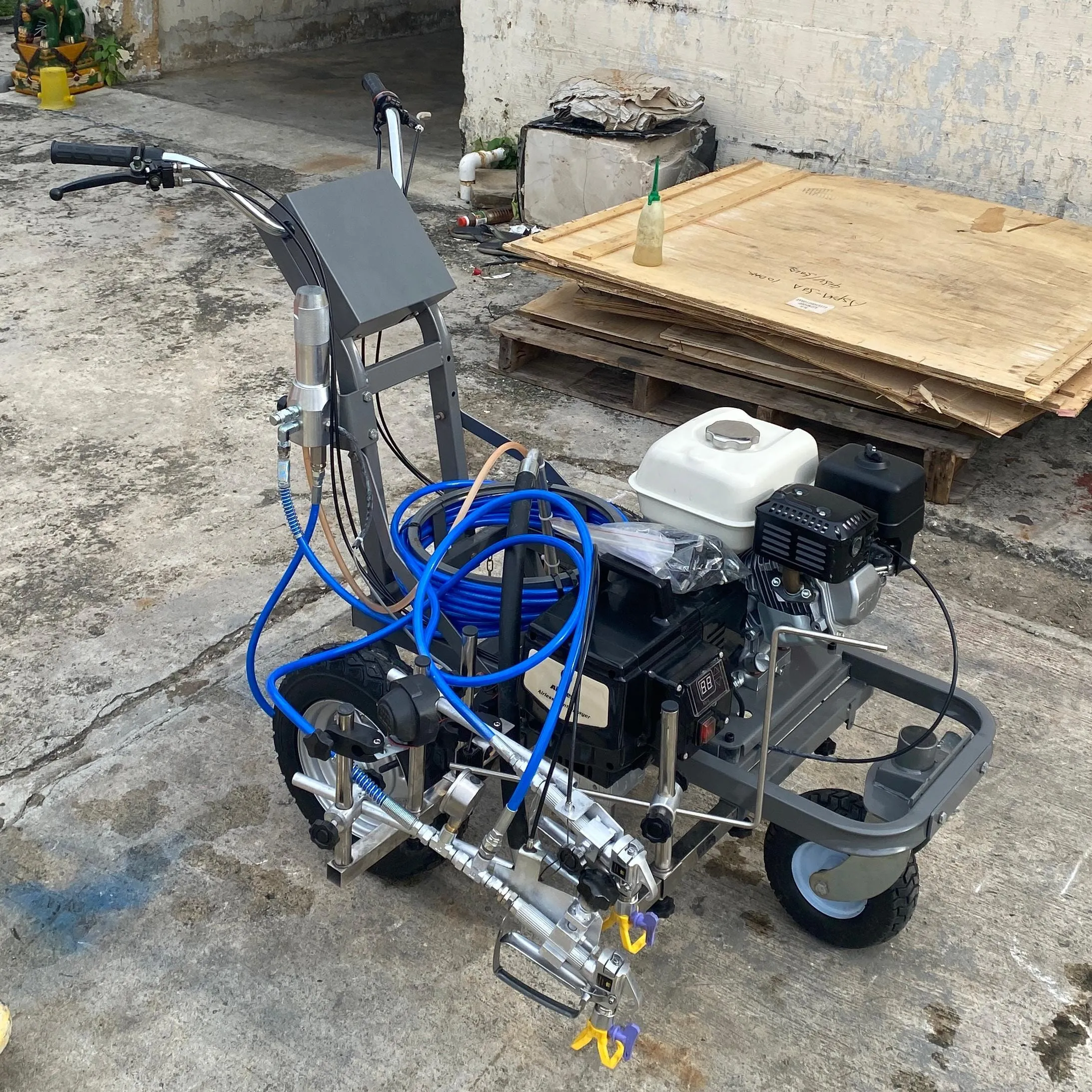 DP Airless Road Line Paint Marking Marker Sprayer | Model : AS-DP-6335L