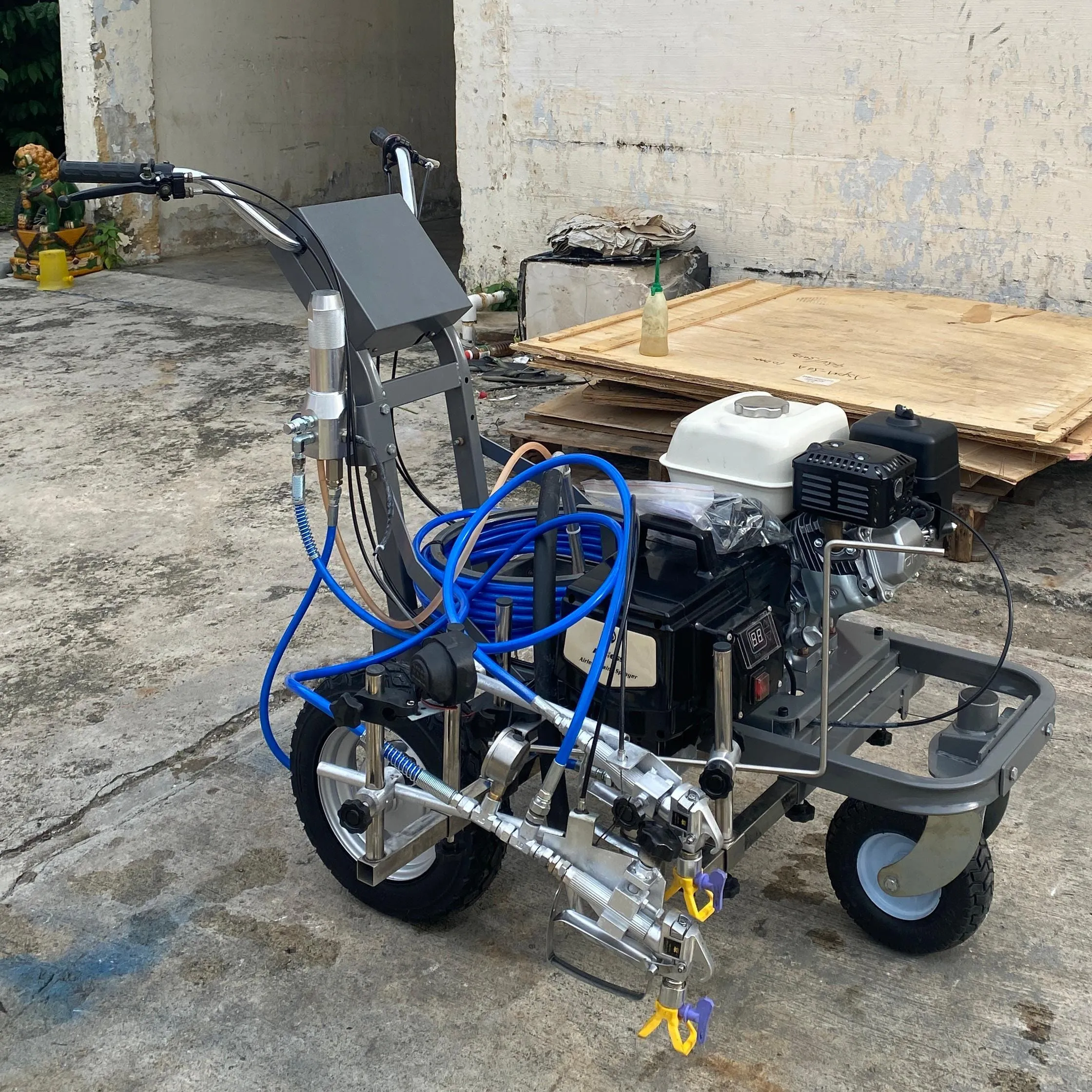DP Airless Road Line Paint Marking Marker Sprayer | Model : AS-DP-6335L