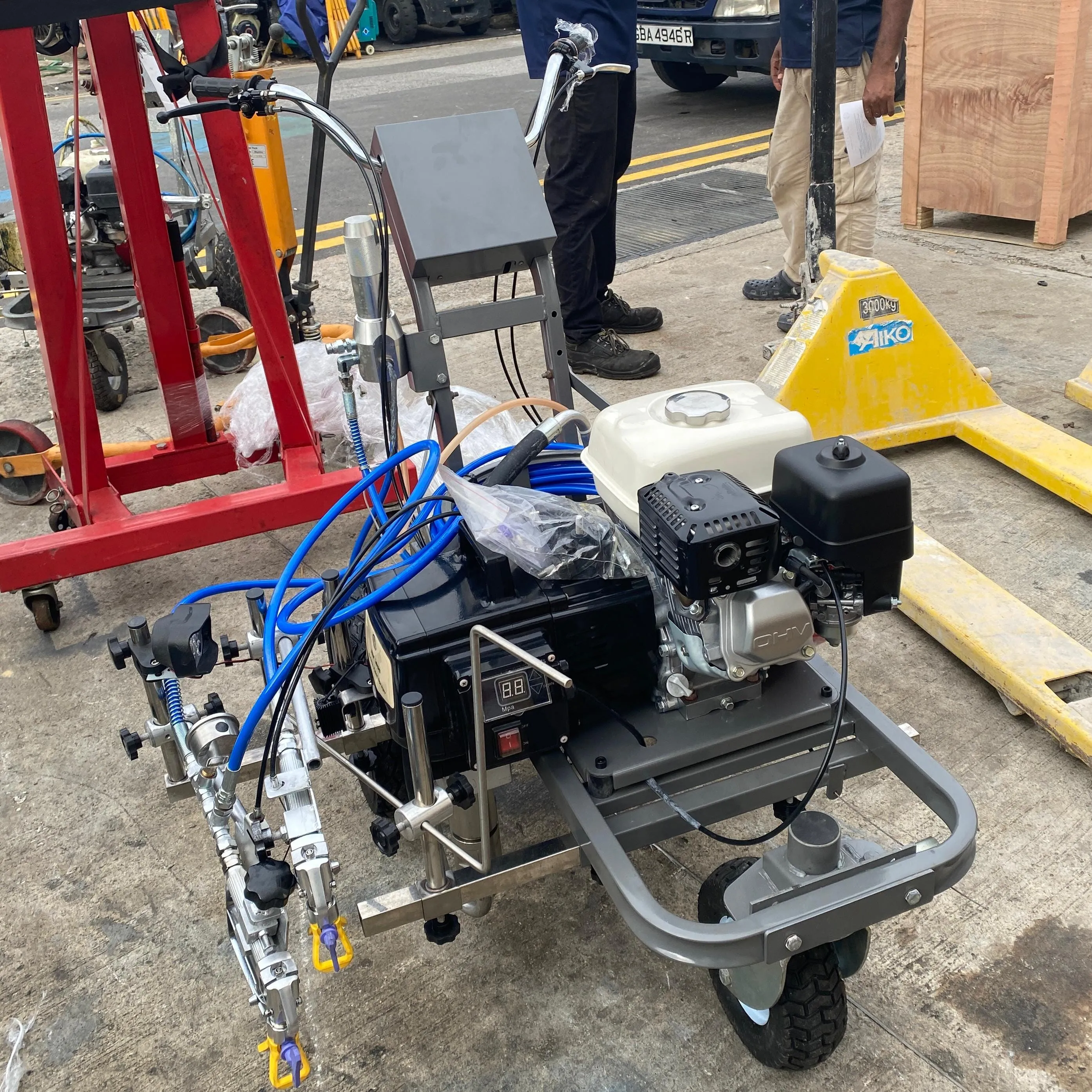 DP Airless Road Line Paint Marking Marker Sprayer | Model : AS-DP-6335L