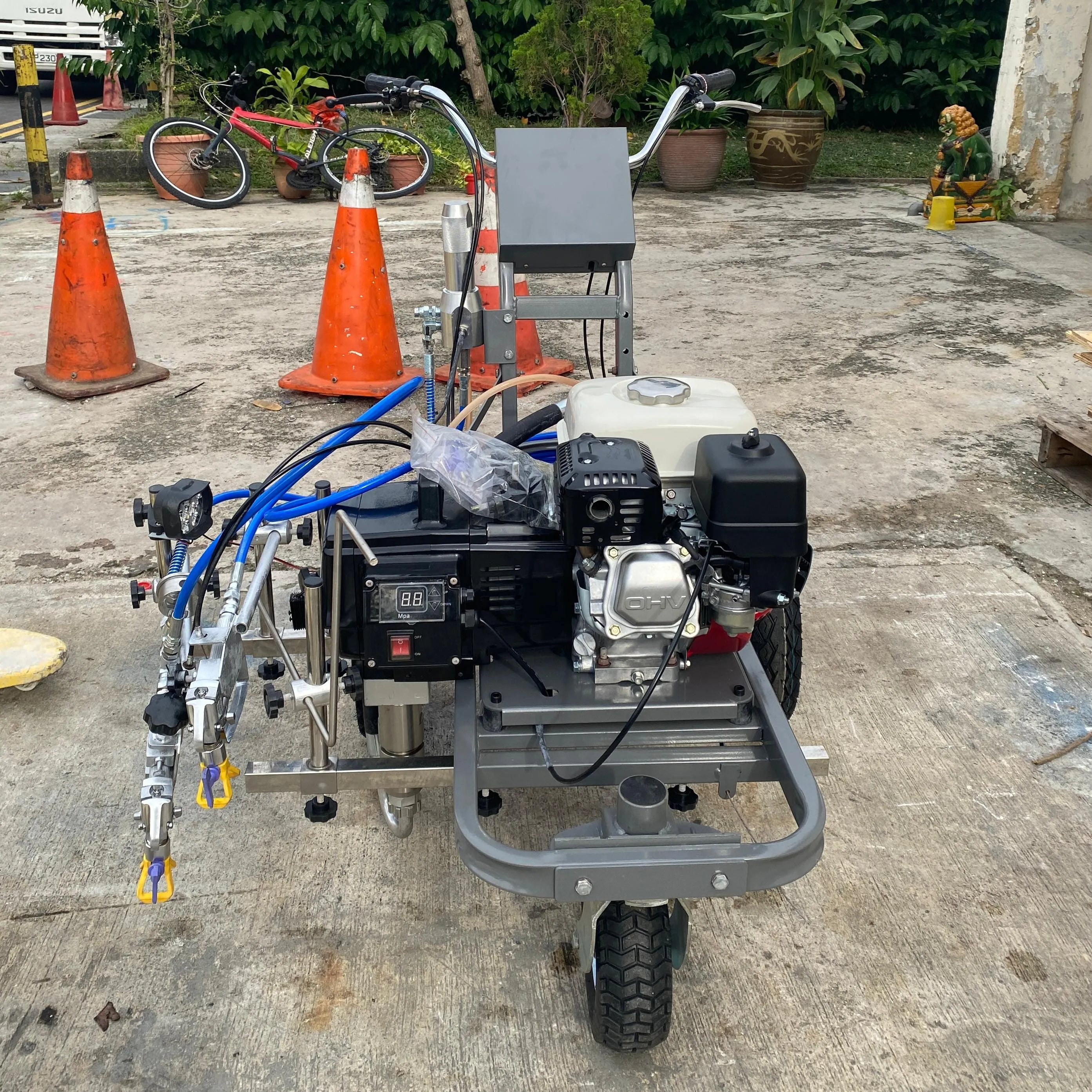 DP Airless Road Line Paint Marking Marker Sprayer | Model : AS-DP-6335L
