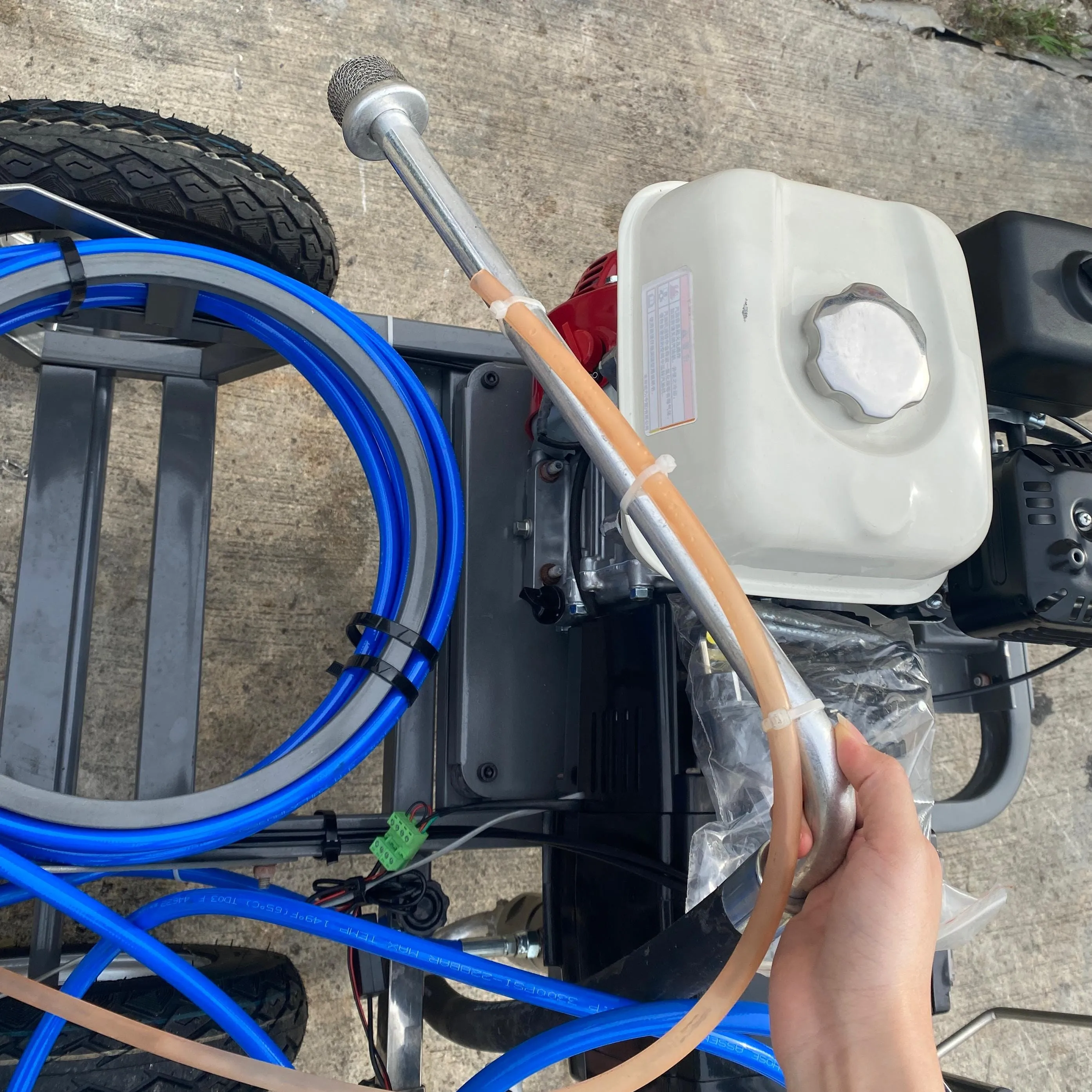 DP Airless Road Line Paint Marking Marker Sprayer | Model : AS-DP-6335L