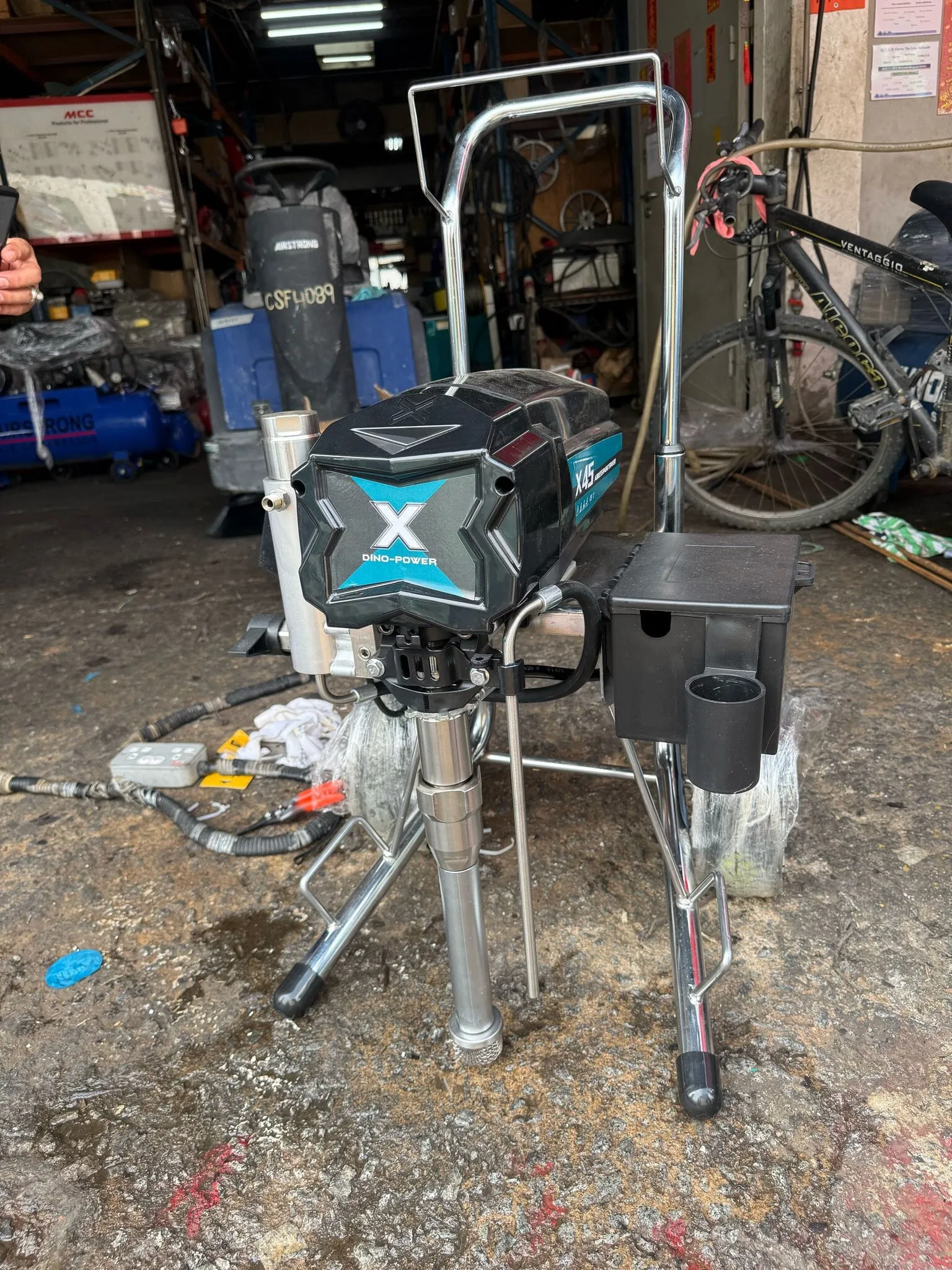 DP X45 Airless Paint Sprayer 4.5L/Min 210 Bar 2000W Brushless Motor | Model: AS-DP-X45