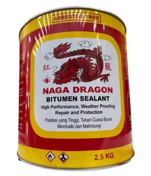 Dragon Black Bituminous Plaster 2.5kg/Tin (AK)