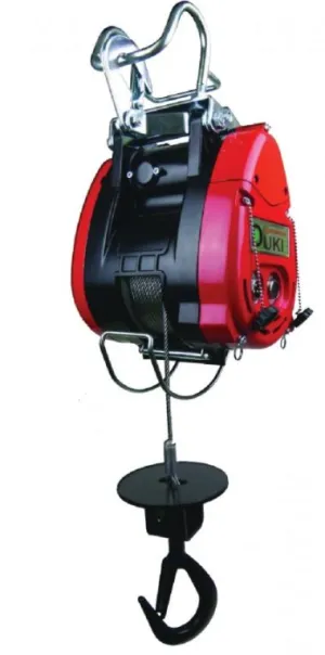 Duke Winch 230V. 230Kg Electric Mini Wire Rope Winch TH Series  | Model : WIN-DU230TH