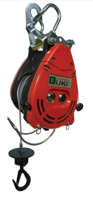Duke Winch 230V. 300kg 5mm x 60m Electric Mini Wire Rope Winch TH Series | Model : WIN-DU300TH