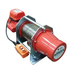 Duke Winch 415V. 500kg. 8mm x 60m Electric Wire Rope Winch 4 Wires | Model : WIN-DU210-3