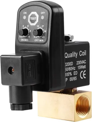 Electronic Timed Automatic Drain Valve for Air Receiver Tank | Model : AF-CS-728A