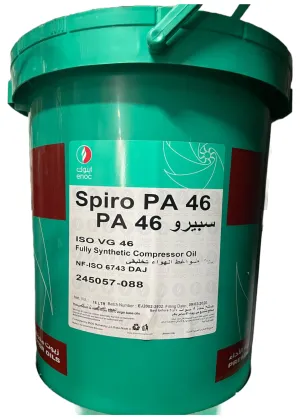 Enoc #PA46-18 Spiro Synthetic Screw Compressor Oil 18L | Model: OIL-EPA4618