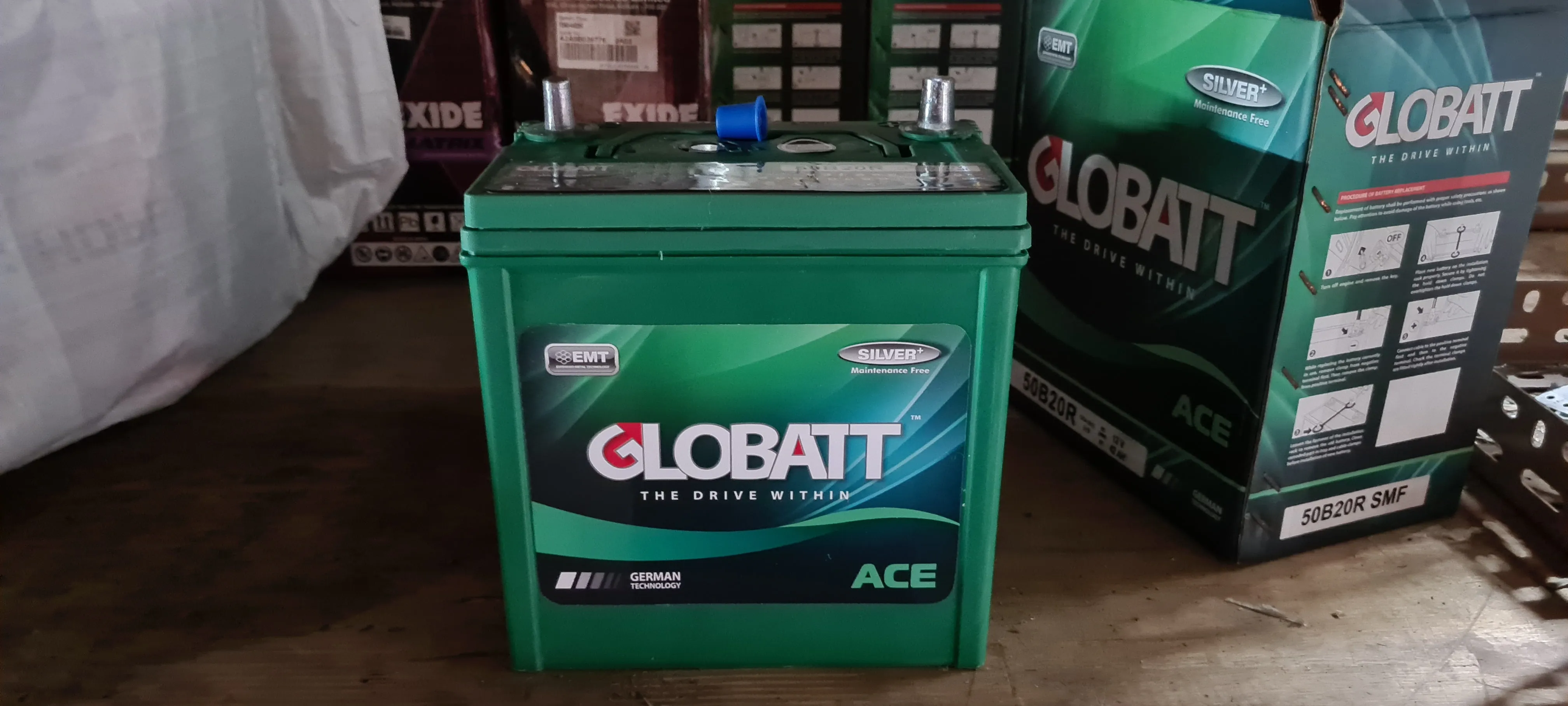 GLOBATT BATTERY 12V 42AH FOR GENERATOR USE | Model : BAT-50B20R