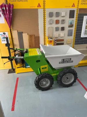Green 300kg 48V Electric Mini Dumper with LCD Display | Model : KT-MD300E