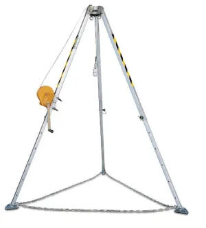 Haru Manhole Tripod Winch Set HD-240-20 Confined Space Rescue Tripod with Hand Wire Rope Winch 20m For 100kg  | Model: SB3-EN795