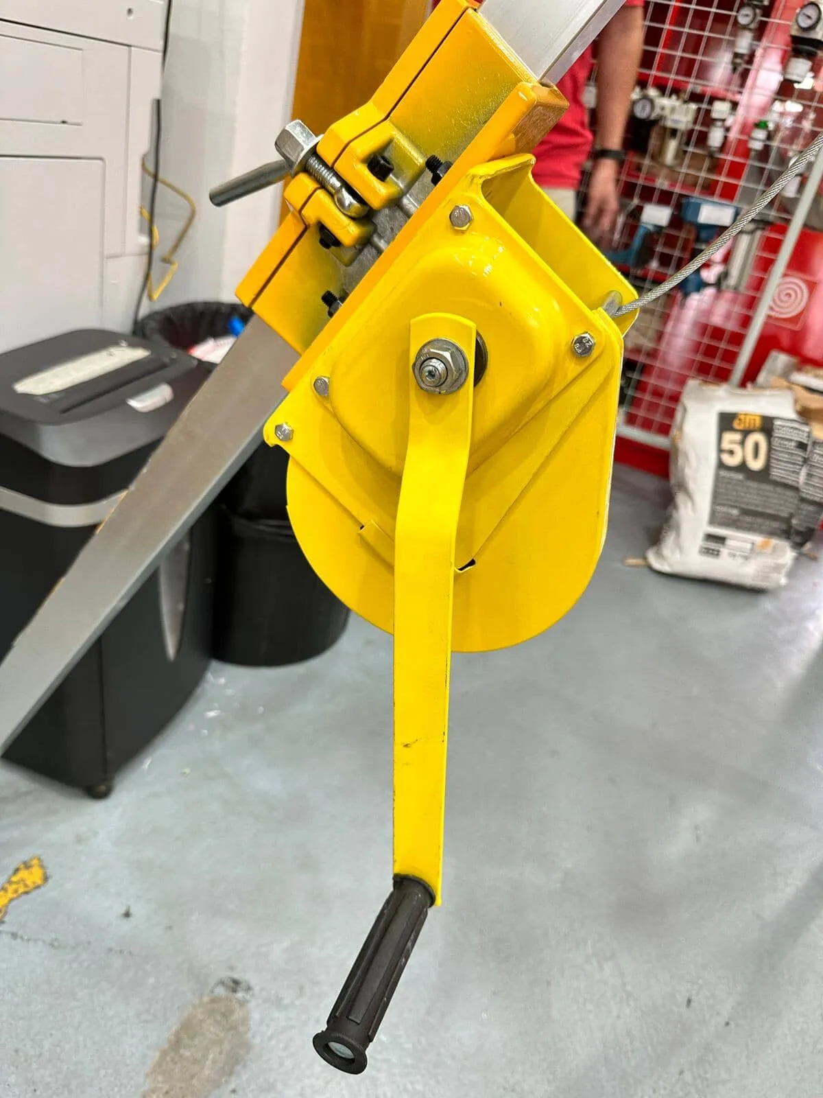 Haru Manhole Tripod Winch Set HD-240-20 Confined Space Rescue Tripod with Hand Wire Rope Winch 20m For 100kg  | Model: SB3-EN795