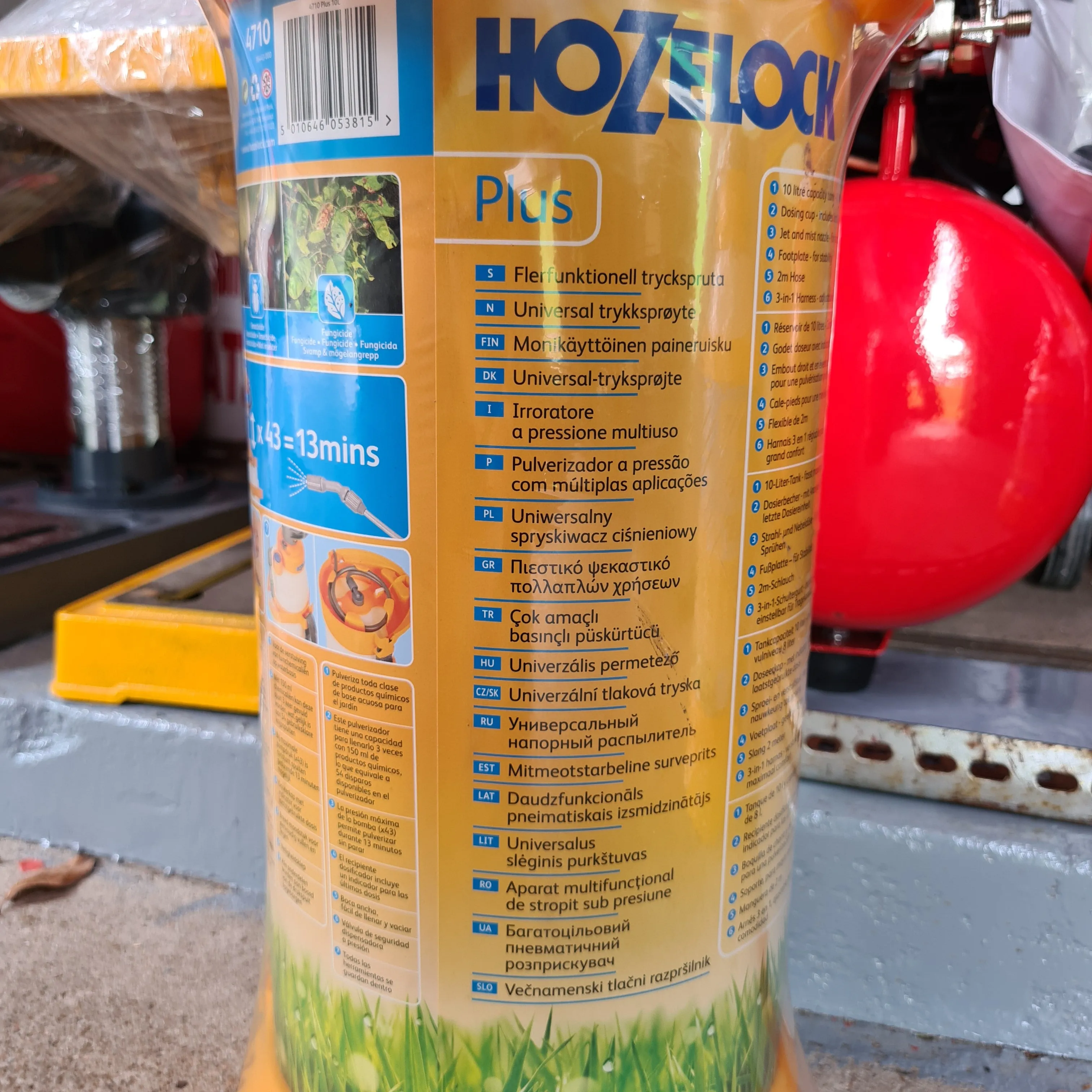 Hozelock Pressure Sprayer | Size : 10L | Model : 018-320