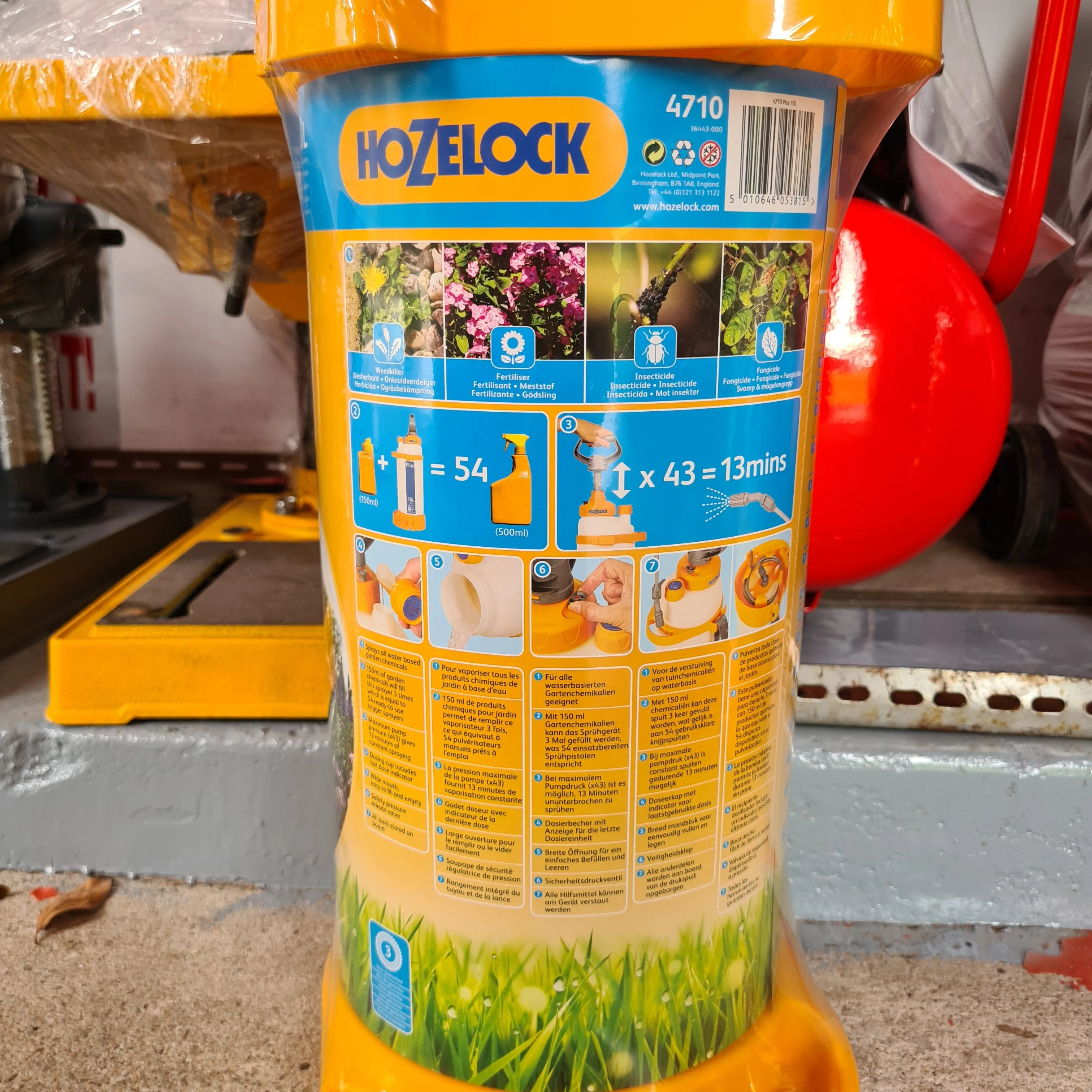 Hozelock Pressure Sprayer | Size : 10L | Model : 018-320