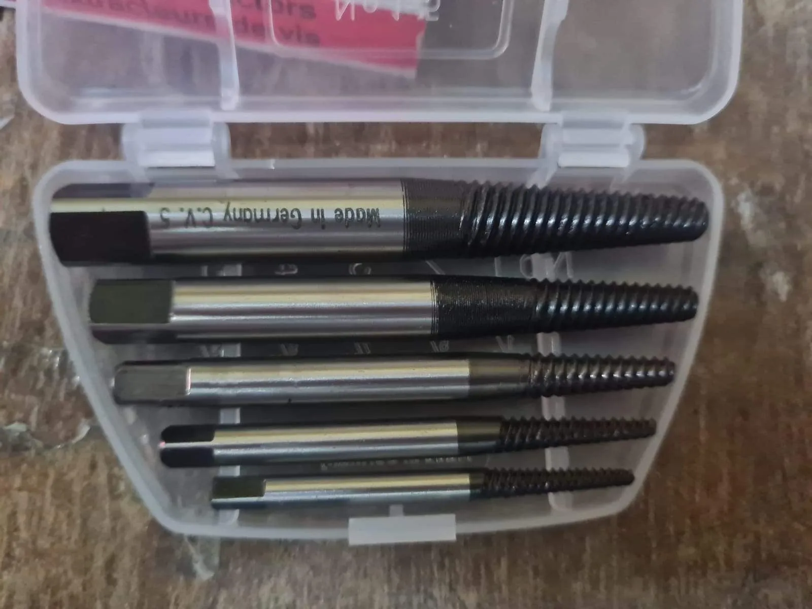 Hunter Screw Extractor Set 1-5pc (Germany) | Model : SES-15