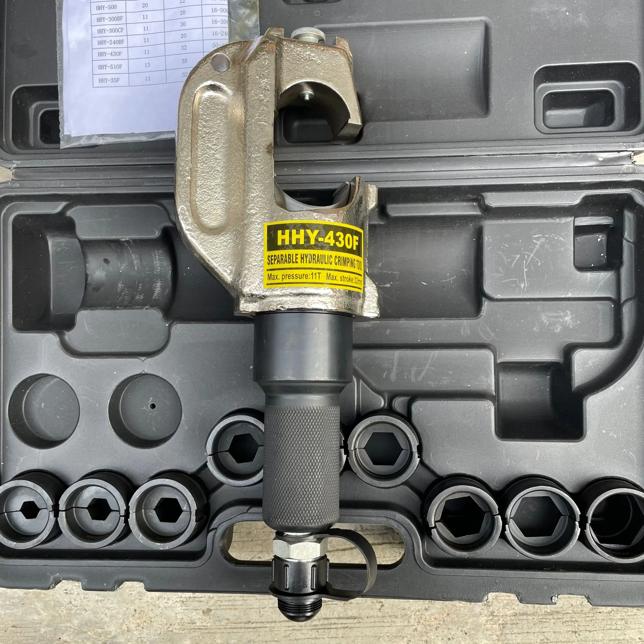 Hydralic Clamping Tool Hhy-430f 50-400mm2 | Model : HHY-430F