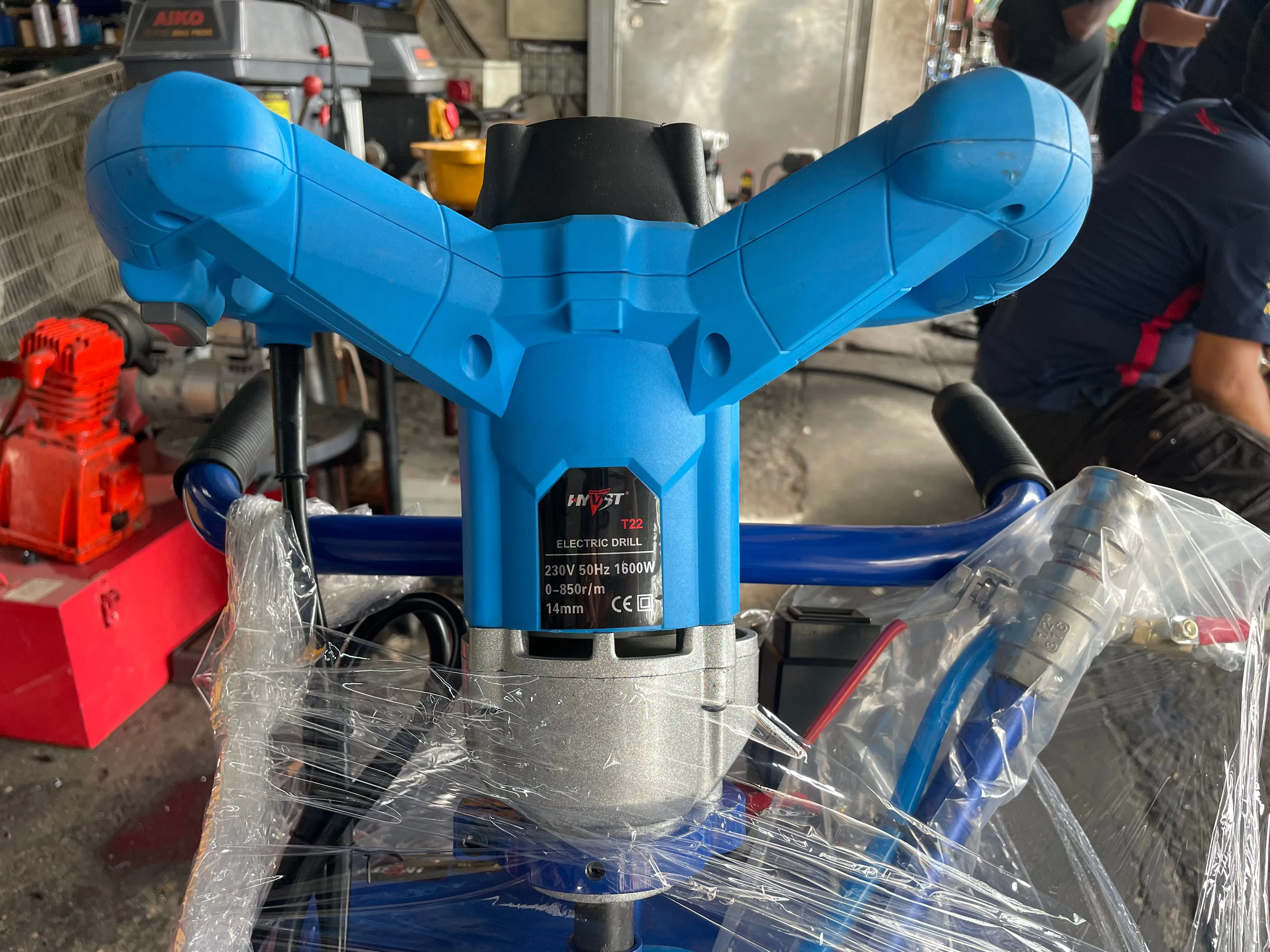 HYVST T22 Grout Pump And Cement Spray 850W 230V 50HZ (Comes With 5m Hose) | Model: CS-T22