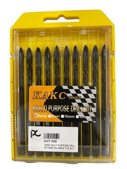 KAKC Multi Purpose Drill Bit For Glass & Tile | Model : GNT-K