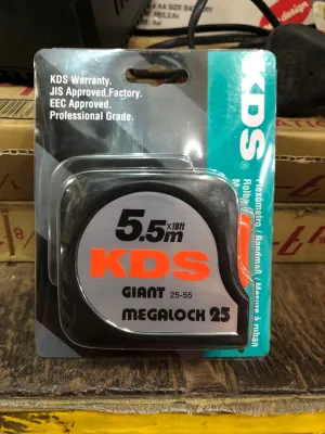 KDS 5.5m x 18ft Giant Megalock Measuring Tape | Model : MT2-K55 (25-55)