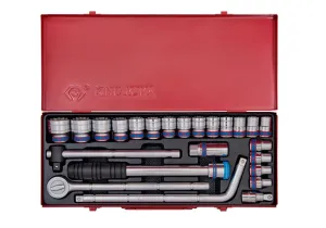 King Tony Socket Set 6p (10-32mm) 1/2 | Model : 4524MR
