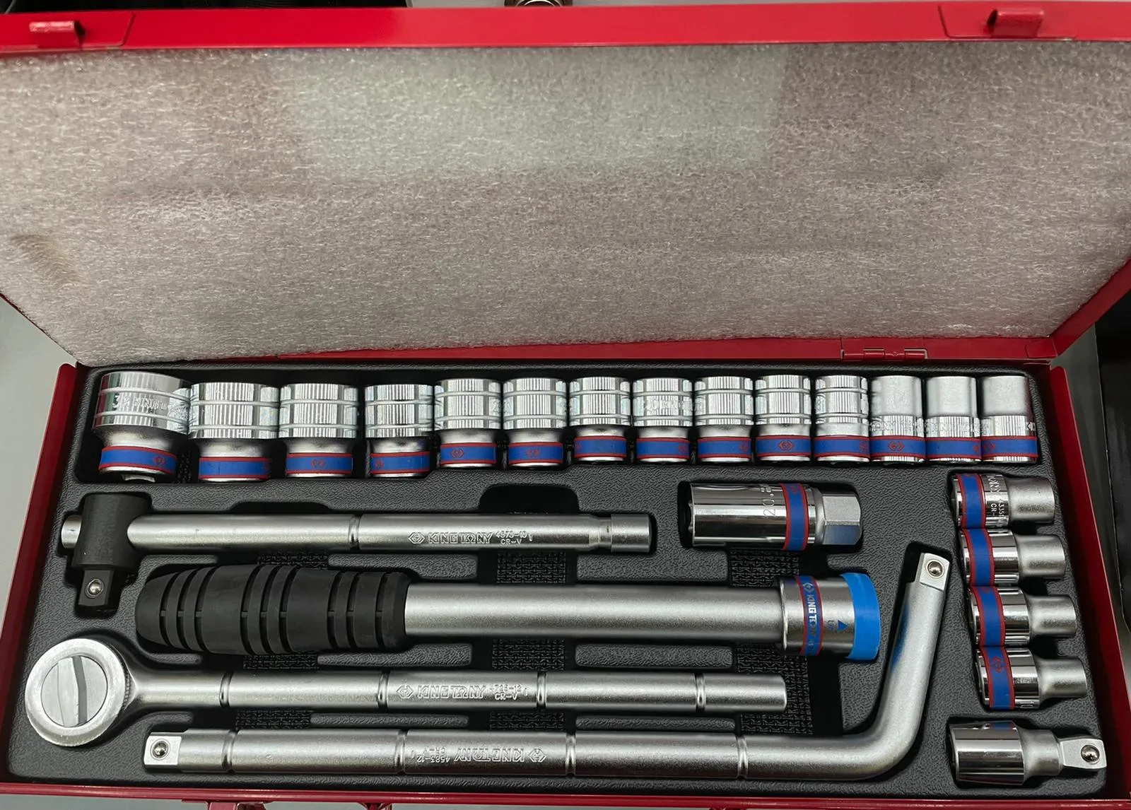 King Tony Socket Set 6p (10-32mm) 1/2 | Model : 4524MR