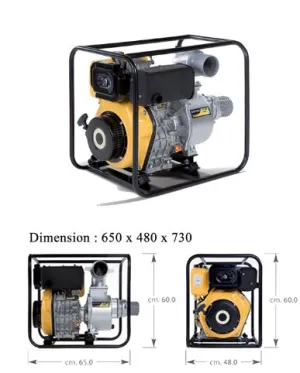 Kipor 4 Water Pump (Kdp40X) Hand | Model : WP-KDP40X