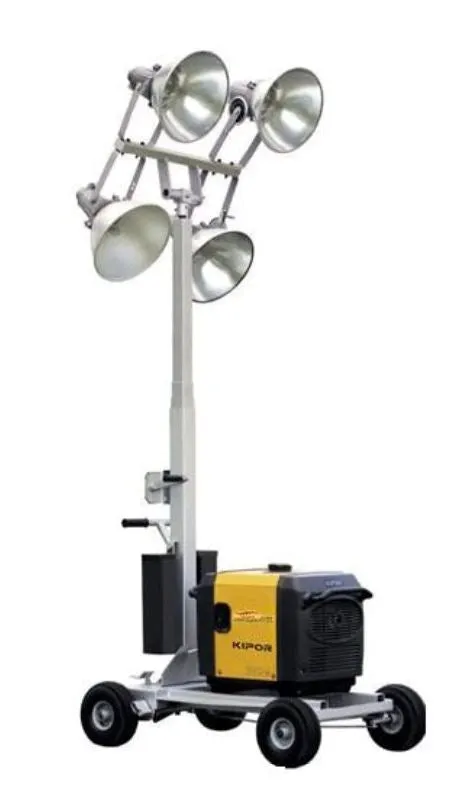 Kipor Light Tower 4 Lamp Without Generator (KDE6500T) | Model : KLB1000-4