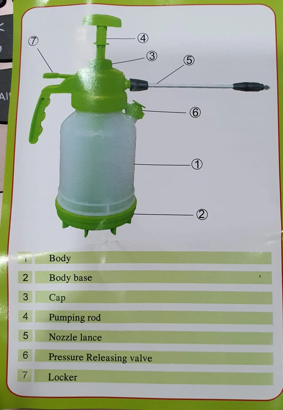 KS Hand Sprayer KS-1.5 1.5L | Model : SPRAYER-TCS15