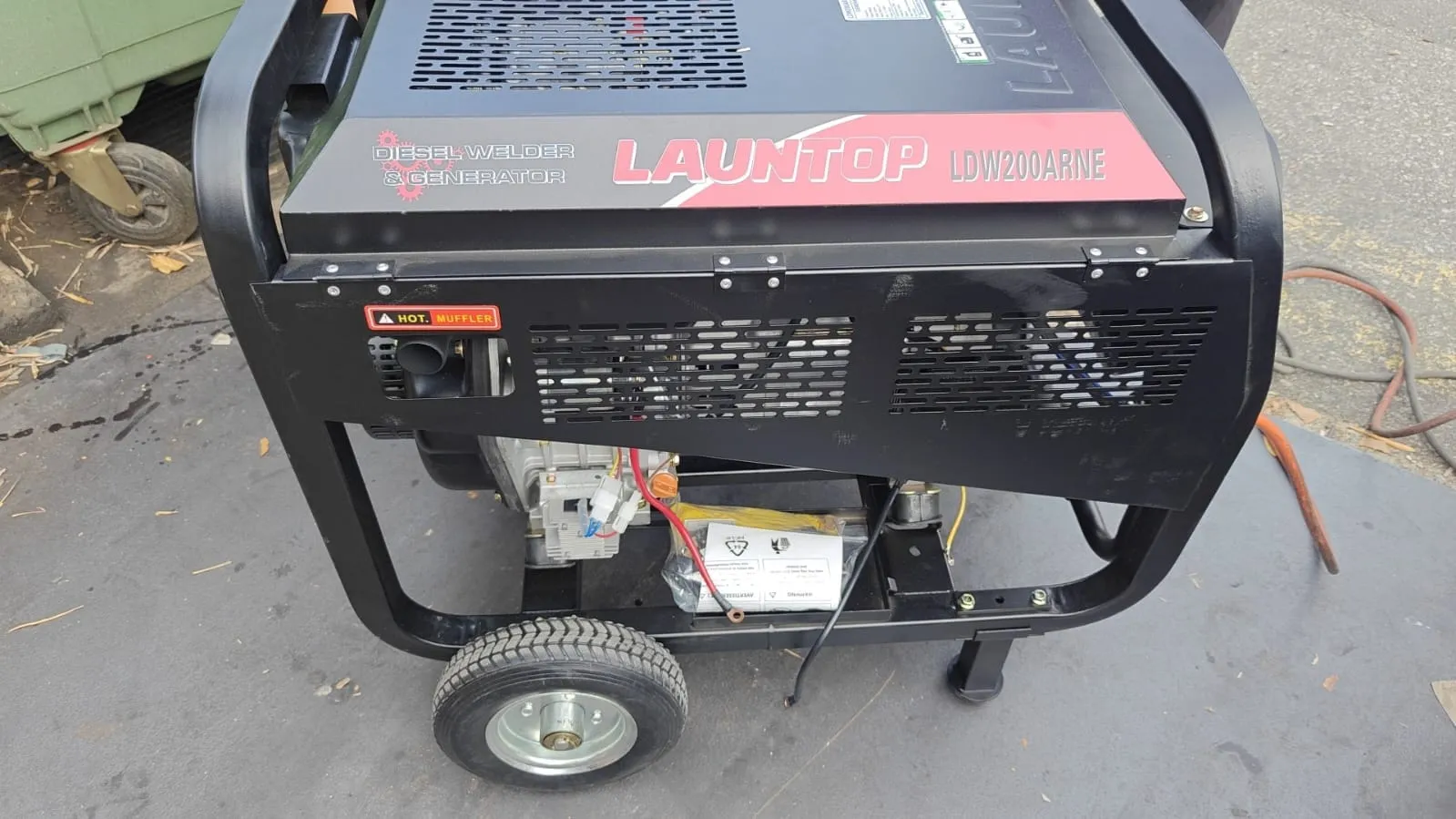 Launtop Diesel Welder & Generator | Model : LDW200ARNE