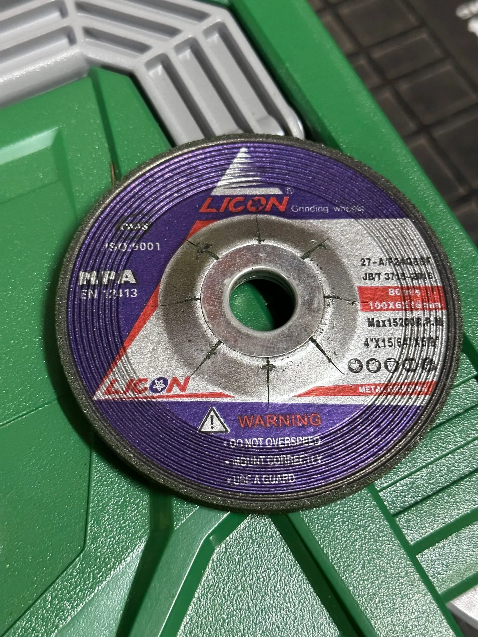 Licon 4 Green Grinding Disc (For Metal)