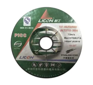 LICON 4 Grinding Disc for Stainless Steel | Model : FD-L04