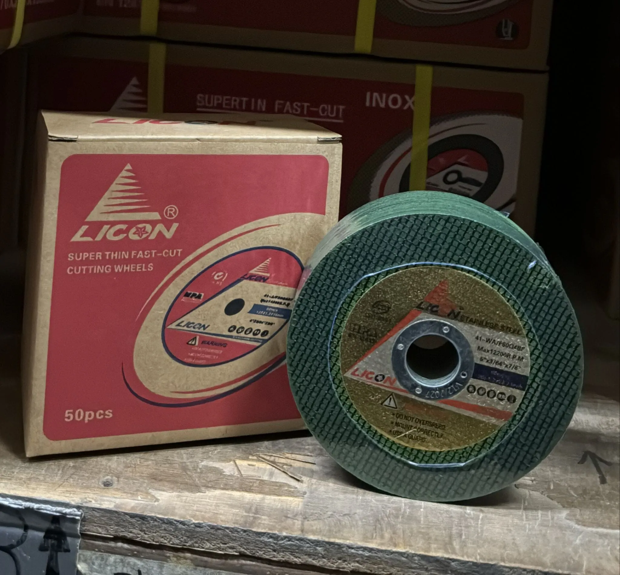 Licon Cutting Disc 5 125*1.2mm*22.23mm Green for Stainless Steel | Model : CD-L0512-G