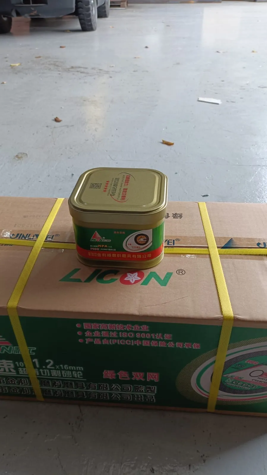 Licon Cutting Disc SS 4 1.2 (Green) (Chinese Version) (600pcs/ctn. 50pcs/box. 18.000pcs/Pallet) | Model: CD-L0412-G-C