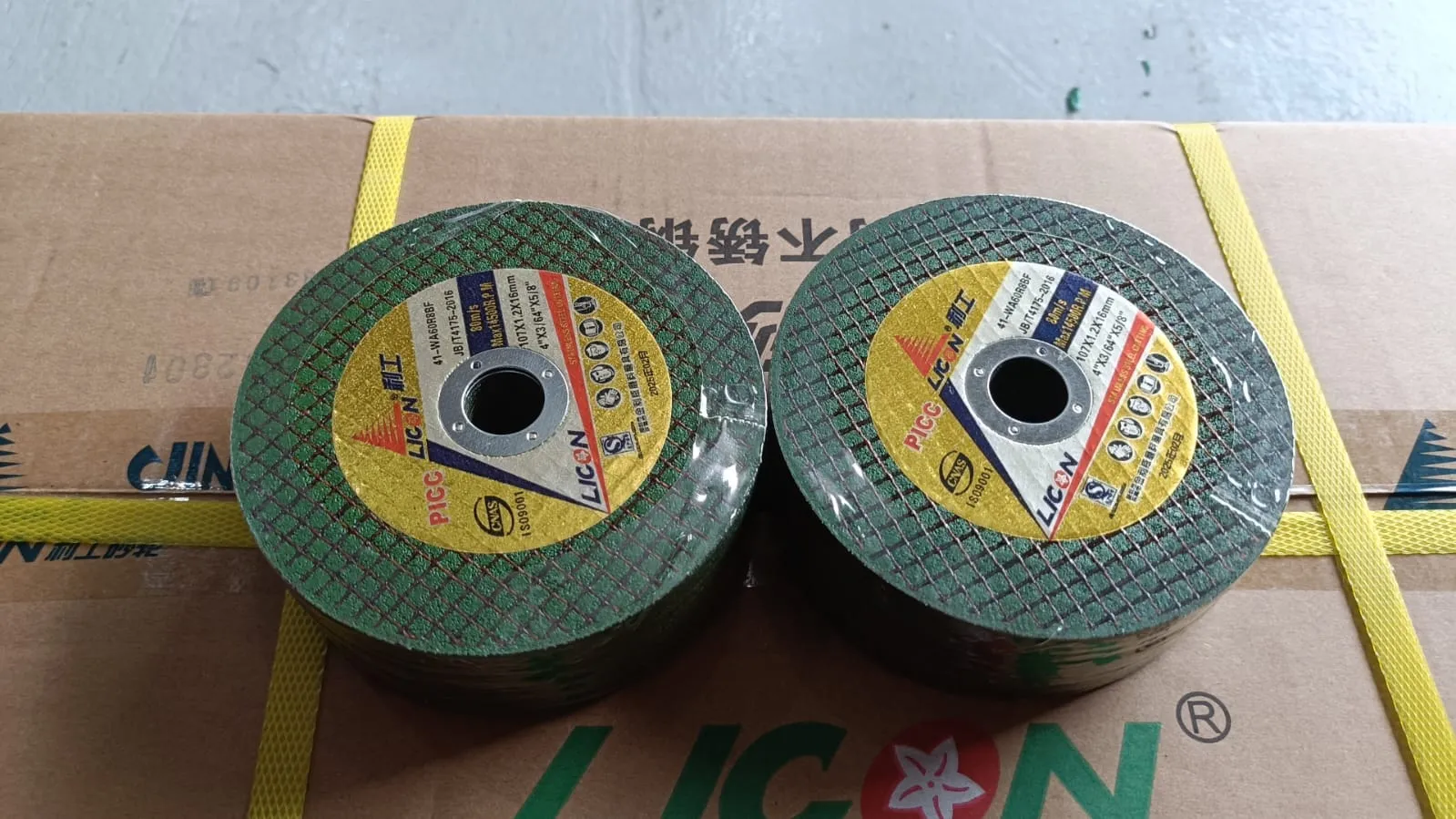 Licon Cutting Disc SS 4 1.2 (Green) (Chinese Version) (600pcs/ctn. 50pcs/box. 18.000pcs/Pallet) | Model: CD-L0412-G-C