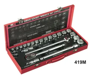 M10 1/2 Dr Socket Set 419M - Singapore | Model : 003-004-419