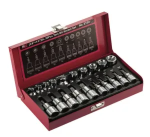 M10 3/8. 1/2 Dr Star Socket Set ET20 - Singapore | Model : 003-036-620