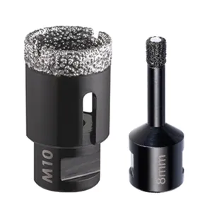 M10 6mm Vacuum Brazed Diamond Hole Saw for Grinder | Model : M10-019-230-006