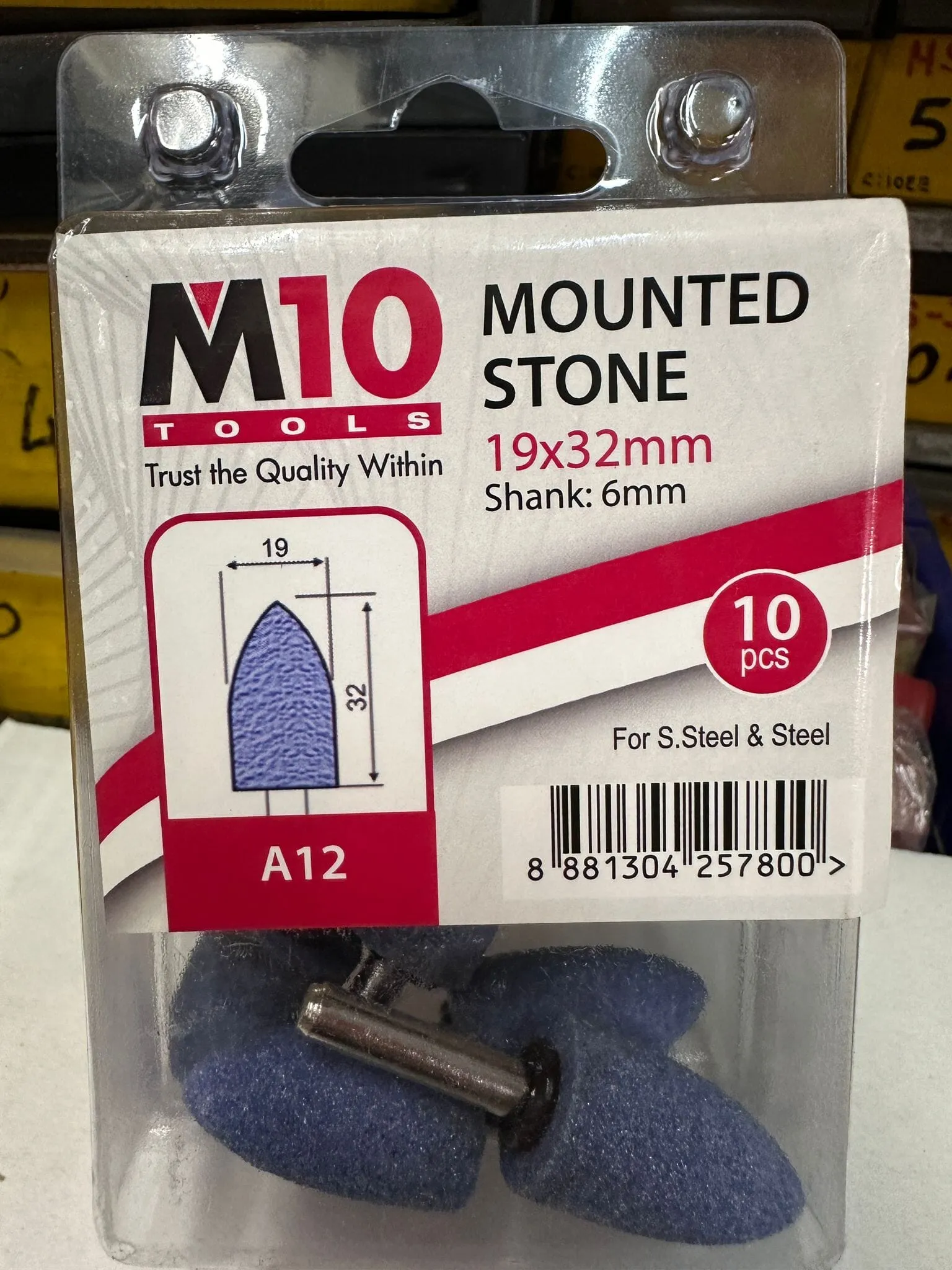 M10 Mounted Stone | Model : 019-024-