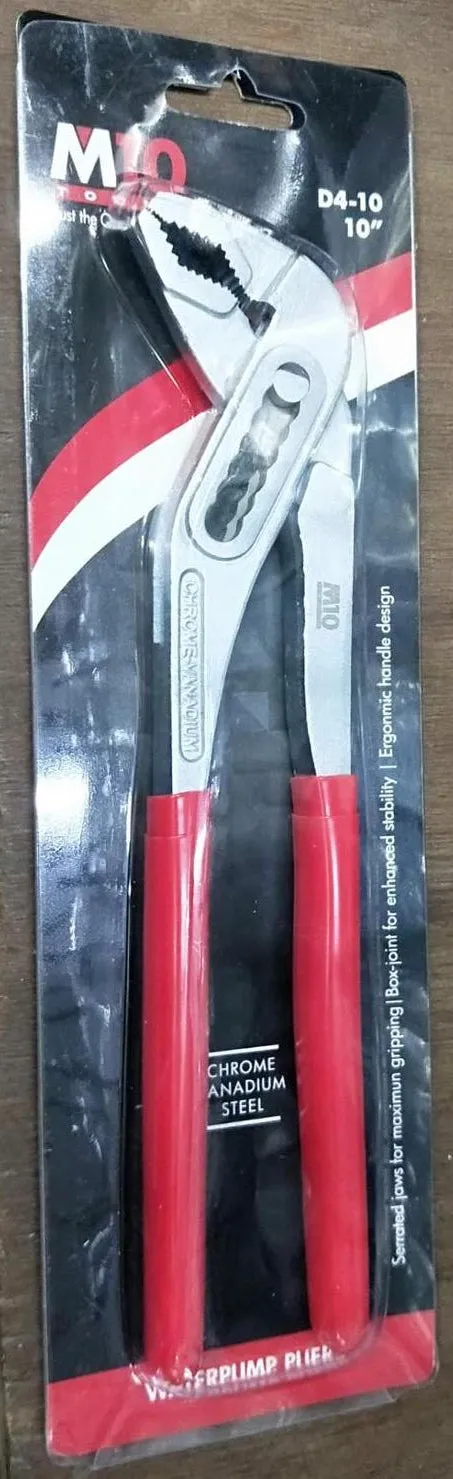 M10 Water Pump Sleeve Groove Joint Plier (Monkey Plier) | Sizes : 7 (D4-07). 10 (D4-10). 12 (D4-12)
