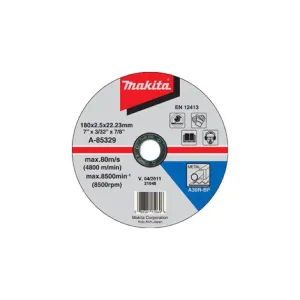 MAKITA 180MM (7) CUT-OFF WHEEL A 30 R ( A 85329)