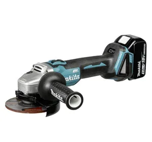 Makita 18V 125mm (5) Brushless Paddle Switch E-Brake Angle Grinder | Model : M-DGA508RFE