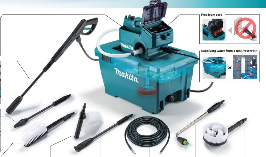 Makita 18Vx2 DC High Pressure Cleaner / Washer (Body Only)  | Model : M-DHW080ZK