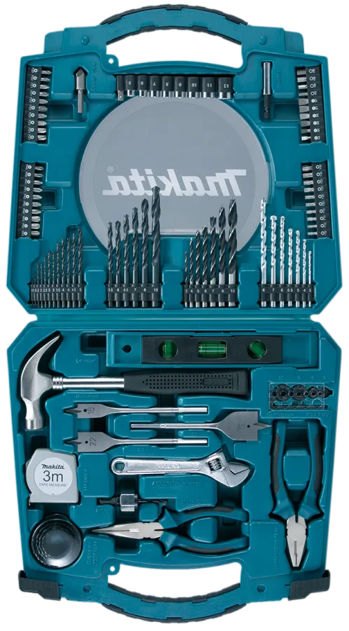 Makita D-42341 103 Pcs Drill Bits and Hand Tools Tool Box | Model : M*D-42341