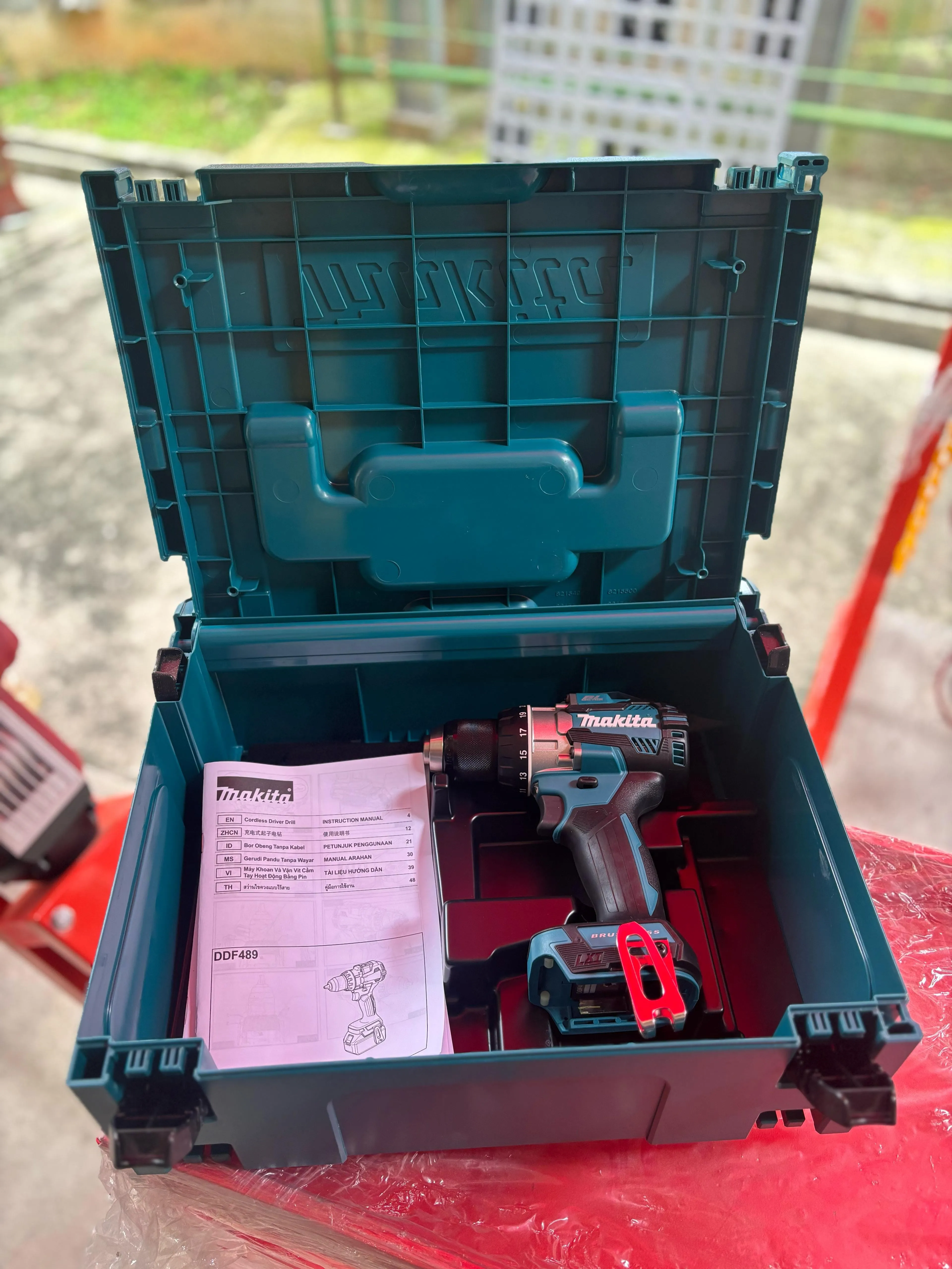 Makita DC 13mm Driver Drill DDF489Z (18V.Bare Unit. BL. Keyless) | Model: M-DDF489Z